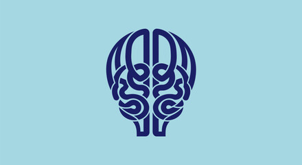 Intricate Brain Illustration Representing Intelligence and Cognitive Functions.