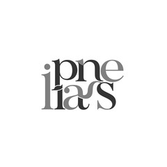 Stylish Typography Design of "Ipnelias"