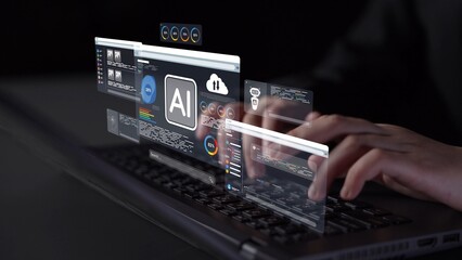 AI Assistant Brain Processor with LLM Technology, Big Data, Machine Learning, Generative AI for Business Support, Future Agentic AI Technology and Artificial Intelligence Prompt Engineering. Muxer