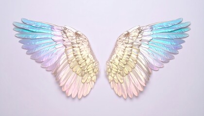 Obraz premium Pair of iridescent wings