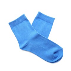 Pair of light blue socks