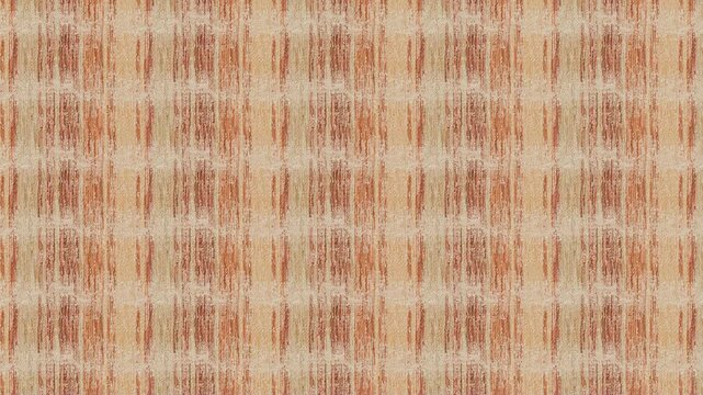 Abstract felted animation of textile jacquard pattern