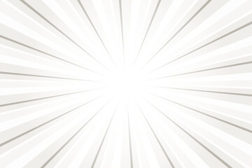 Obraz premium PEWTER GREY HDGWN50 gray background with white sun ray. Pattern of starburst. Abstract texture with light of sunburst. Radial beam of sunlight. Retro background with flash. Design of sunbeams. Vector.