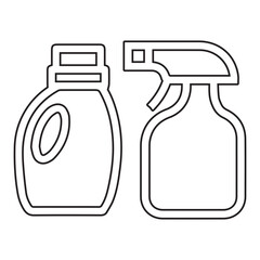 Detergent line icon