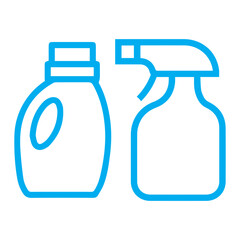 Detergent blue icon