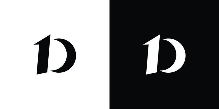 Unique and modern 1D logo design