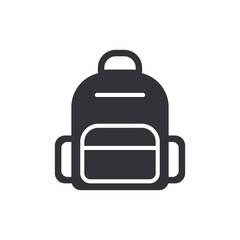 Backpack icon. Bag symbol modern, simple, vector, icon for website design, mobile app, ui. Vector Illustration