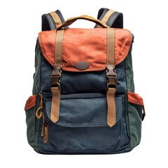 High-resolution backpack PNG mockup with transparent background for product design and branding presentations