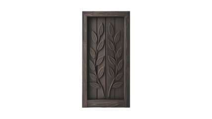 antique wooden door