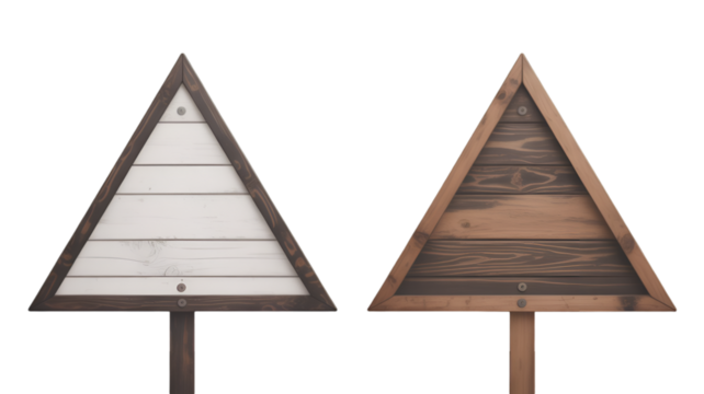 blank wooden sign isolated - Powered by Adobe