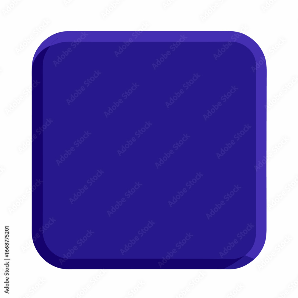 Poster glossy indigo square with subtle shine effect