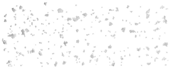 Styrofoam balls flying, circle styro foam isolated on white, clipping path		