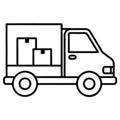 delivery truck icon