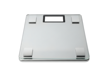 Digital bathroom scale transparent background