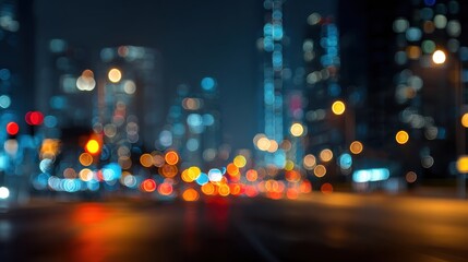 blurred unfocused city light no logos no brands ar 169