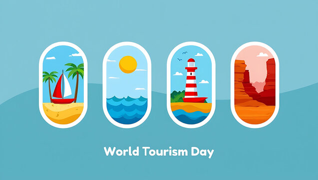 celebrating world tourism day with diverse travel destinations and activities