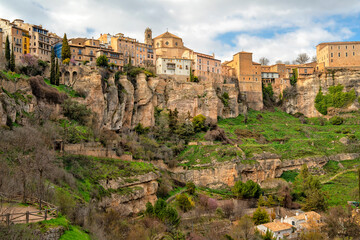 Cuenca, Spain. Castile La Mancha. Travel and tourism in Europe. Spanish Architecture and History	
