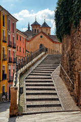 Cuenca, Spain. Castile La Mancha. Travel and tourism in Europe. Spanish Architecture and History	