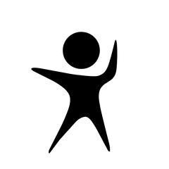 vector illustration of a man silhouette