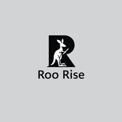 yoga pose vector illustration logo R Logo