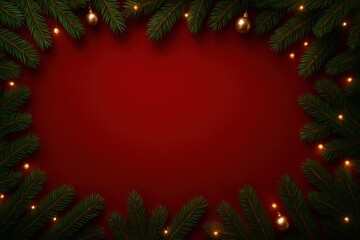 Christmas and Winter Holiday Background in Festive Seasonal Style