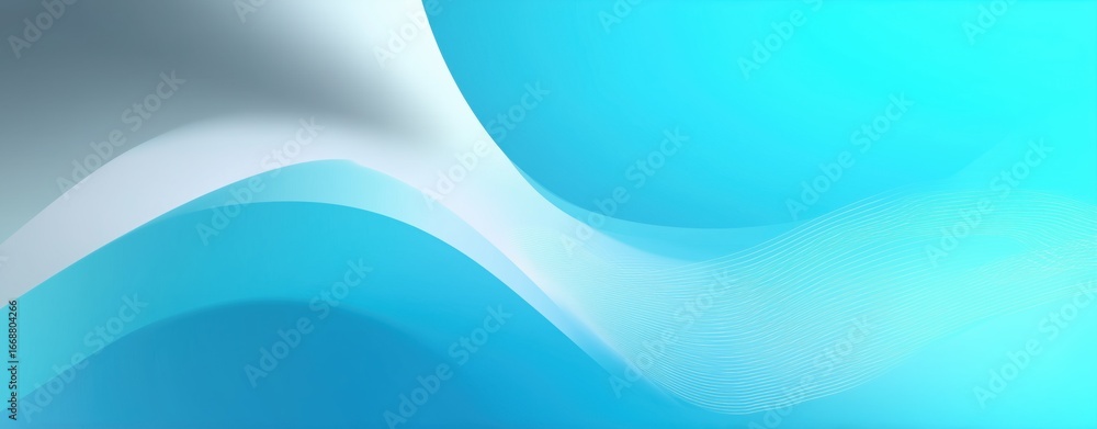 Poster abstract light blue background with white and gray gradient, a vector presentation banner template d