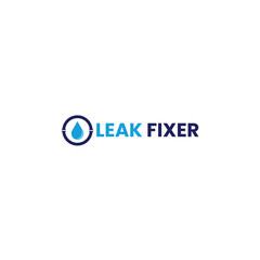 Leak Fixer Plumber Logo