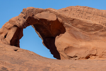 Fototapeta premium Scneic Winter Desert Landscape n the Valley of Fire State Park Nevada