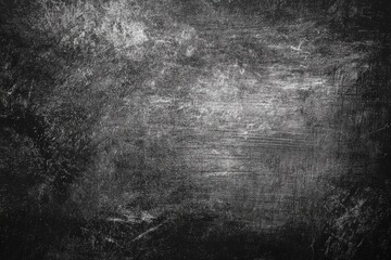 Monochrome textured background with dark grays, lighter gray streaks and speckles, showing a worn, aged effect; vignette darkening towards edges
