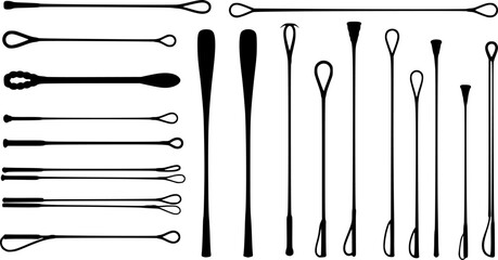 Riding crops svg, Riding crops silhouette, Horse riding crop silhouette, Horsewhip svg, Horse crops svg, Riding equestrian svg, Riding crops vector set organized