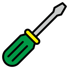 Screwdriver  Icon Element For Design
