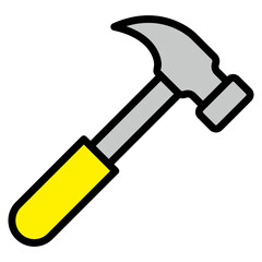 Hammer  Icon Element For Design