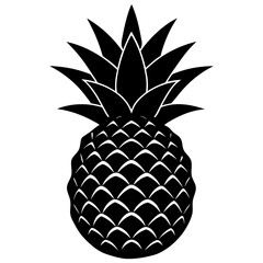 Obraz premium pineapple vector illustration