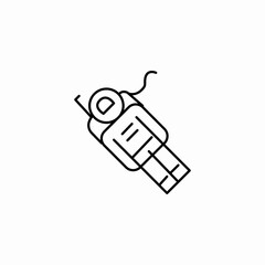 astronaut in spacewalk icon sign vector