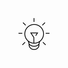 brilliant idea solution icon sign vector