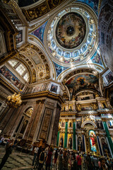 Obraz premium interior of st Isaac cathedral, Saint Petersburg, Russia 