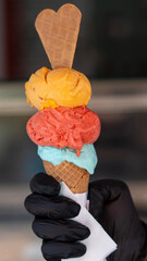 stack of cookies on the table