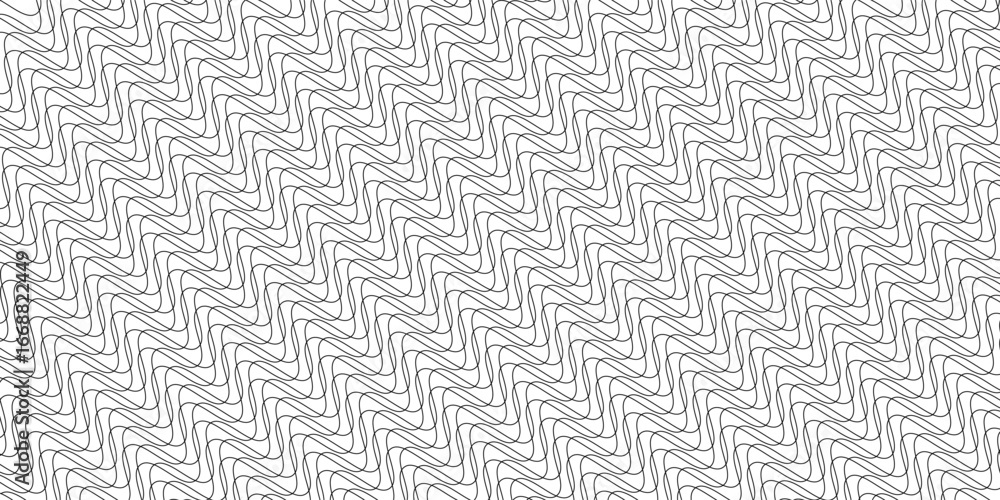 Poster abstract art geometric background with vertical lines. optical illusion with waves and transition.
