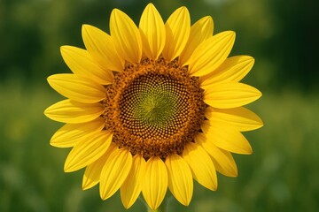 Obraz premium A Close-Up of a Sunflower in Full Bloom