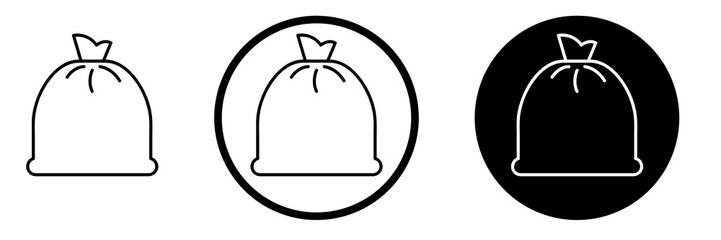 Set of bag, Set of garbage icon, set of garbage bag icons, set of money bag icons