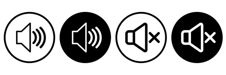 Set of sound on or off, set of sound on or mute 