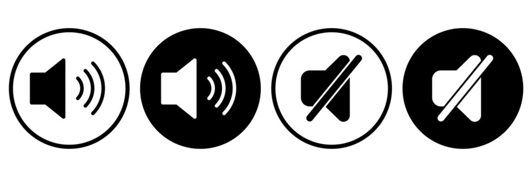 Set of sound on or off, set of sound on or mute 