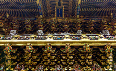 Yomeimon gate at Nikko Toshogu shrine, Japan (Translation 