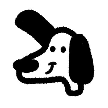 happy dog happy pet png outline, cute cartoon handdraw clipart kids doodle element hand drawn doodle, handwriting clipart, kawaii kids drawing, funny character, childlike sketch, handwritten words,