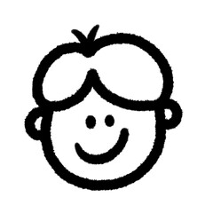 happy boy happy kid png outline, cute cartoon handdraw clipart kids doodle element hand drawn doodle, handwriting clipart, kawaii kids drawing, funny character, childlike sketch, handwritten words,