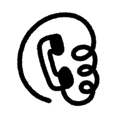 retro line phone telephone landline png outline, cute cartoon handdraw clipart kids doodle element hand drawn doodle, handwriting clipart, kawaii kids drawing, funny character, childlike sketch, handw