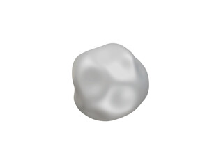 Fototapeta premium snowball icon 3d illustration render