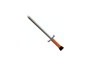 Arthur sword icon 3d illustration render