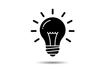 Unlock brilliant ideas with this glowing lightbulb symbol representing innovation and inspiration