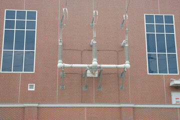Electrical disconnect switch, specifically a high-voltage vertical break disconnect switch, mounted...